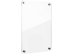 Quadro Branco Magnético de Acrílico Amosfun para Geladeira, 20x30cm, Planejador Refeições, Organização Cozinha