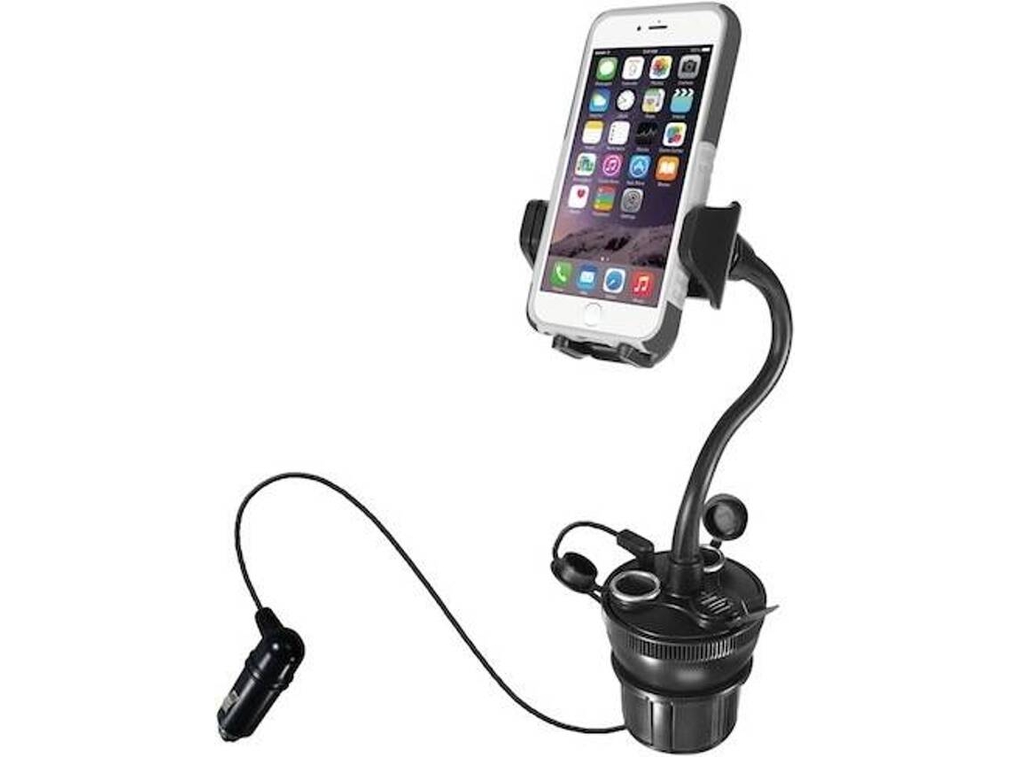 Suporte USB MACALLY Car Cup Holder