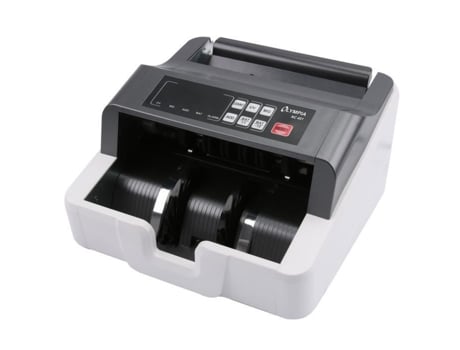 Contador de notas Genie NC451 com detecção UV/MG e velocidade de 1000 notas/minuto, início automático Olympia