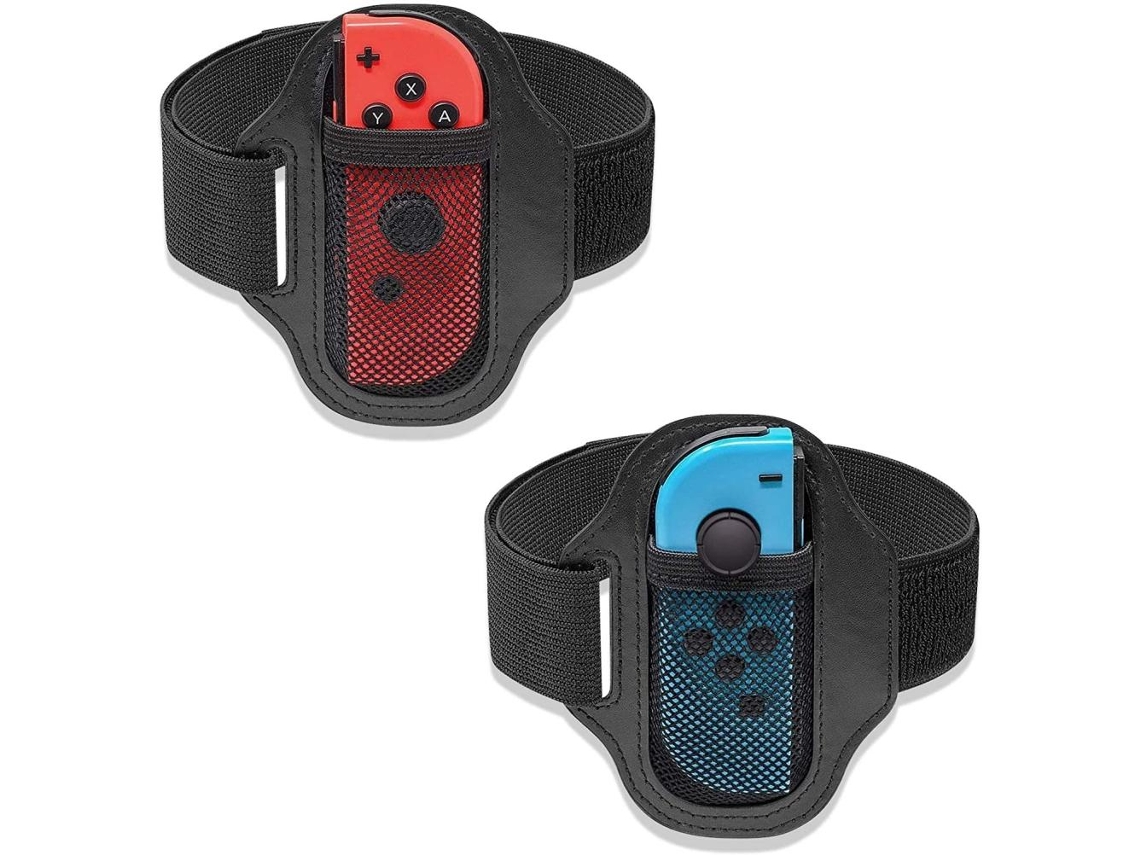 Acessórios de Leggings para o Switch Ring Fit Adventure, Ajuste de Aperto Ajustável, Conjunto de 2 Peças EOOCOO