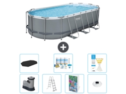 Bestway Piscina Bestway Power Steel Oval - 549x274x122 Cm - 8-peças S576