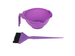 2026 kit de Ferramentas para Colorir o Cabelo com Pincel e Tigela 2 Peças para Salão em Casa
