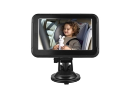 Mali câmera de Monitor Bebê para Carro 5 Polegadas 1080p Visão Noturna 360° Rotação