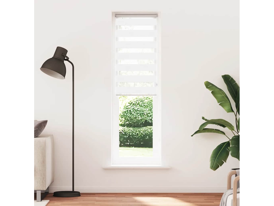 Maison Exclusive - Cortina De Zebra 65x200 Cm Largura Do Tecido 60,9 Cm Poliéster