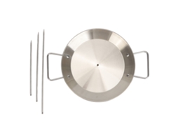 Grelhador Vertical de Espetos Inox Multifuncional Sem Escova para Reuniões Familiares | S/MARCA