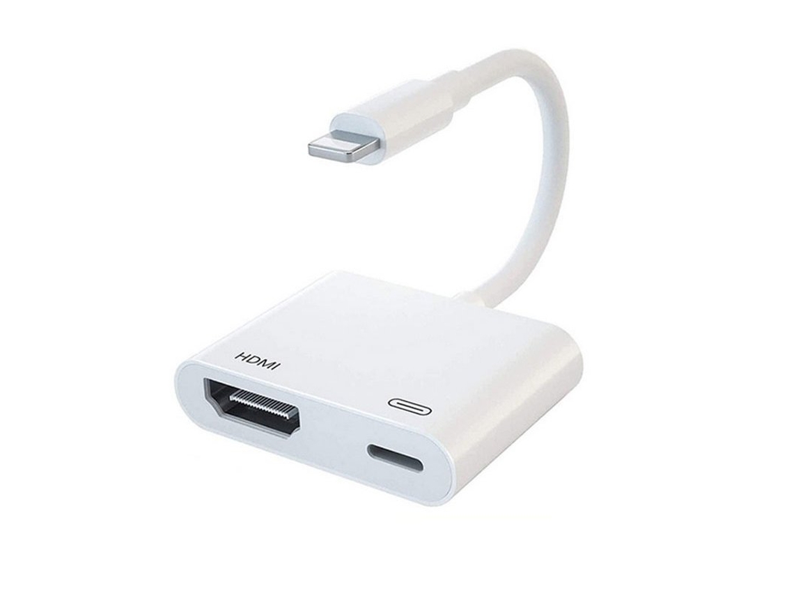 Conversor Hdtv de Áudio e Vídeo Digital 3 em 1 para Adaptador Hdmi Av Branco