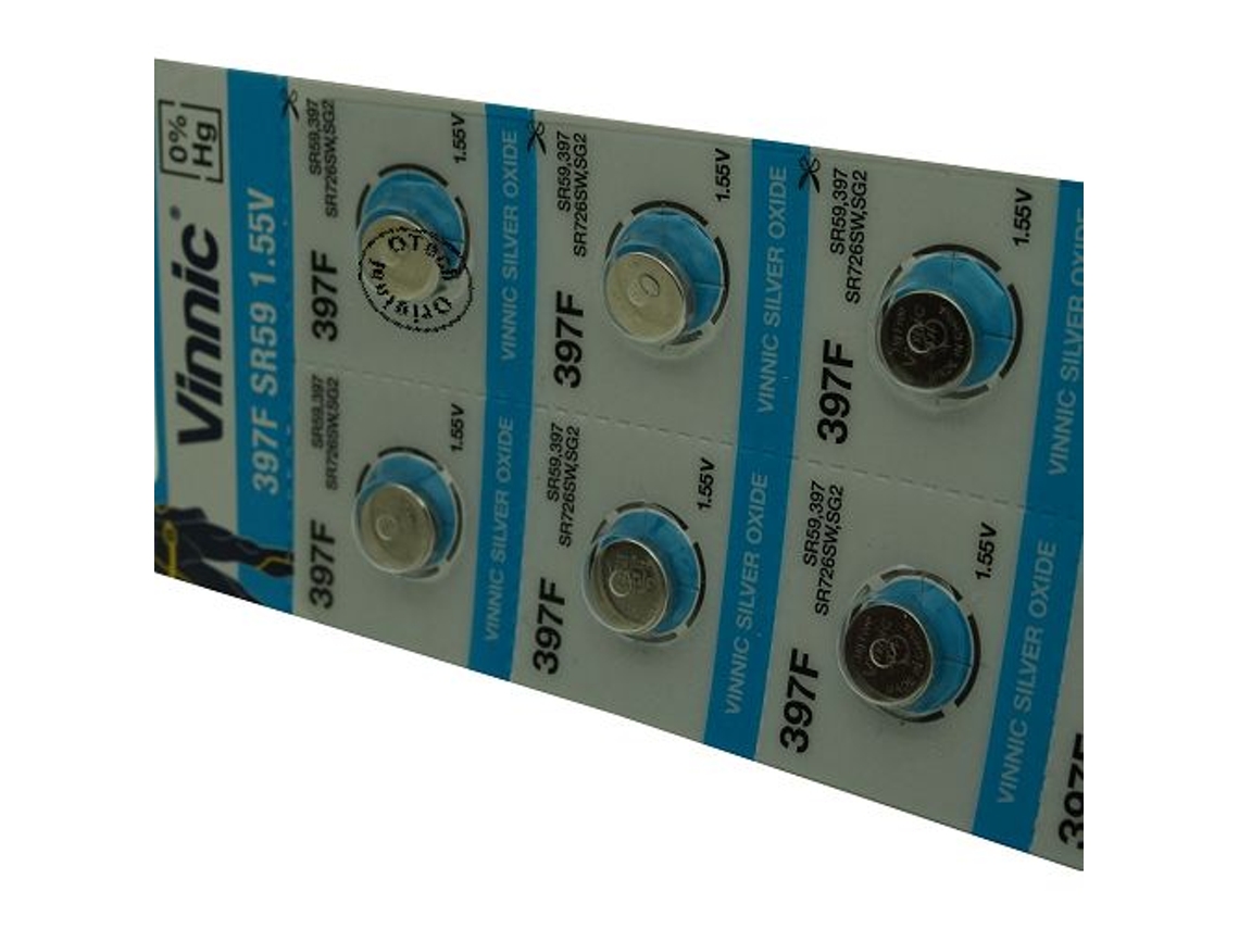 Conjunto de 10 Pilhas OTECH Vinnic para SWATCH IRONY SCUBA 200 ALU