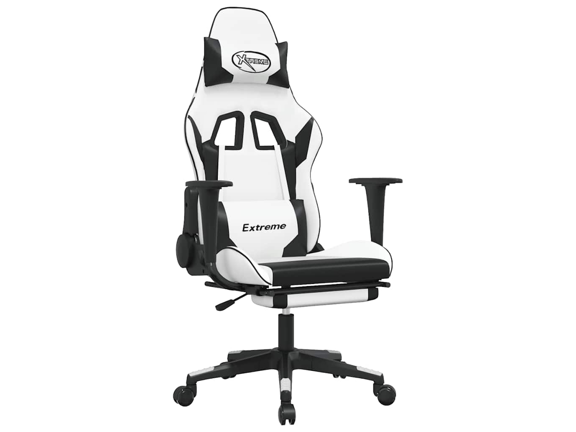 Gaming Chair, Gaming Chairs Vidaxl Preto Couro Artificial