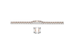 Pulseira de Relógio Aço Inox Substituição Elegante 10mm com Ferramenta de Arco