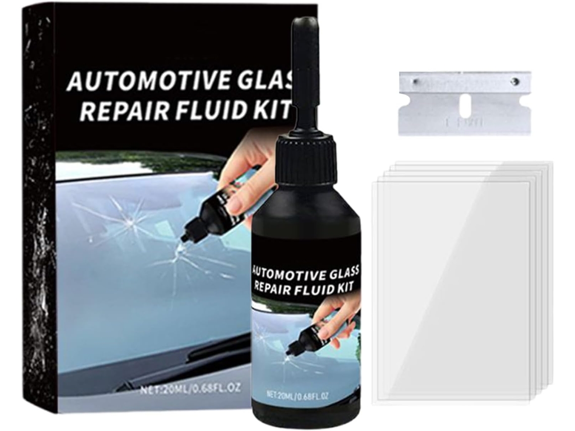 Kit De Reparo De Para-brisas Com Acabamento Transparente - Solução Rápida