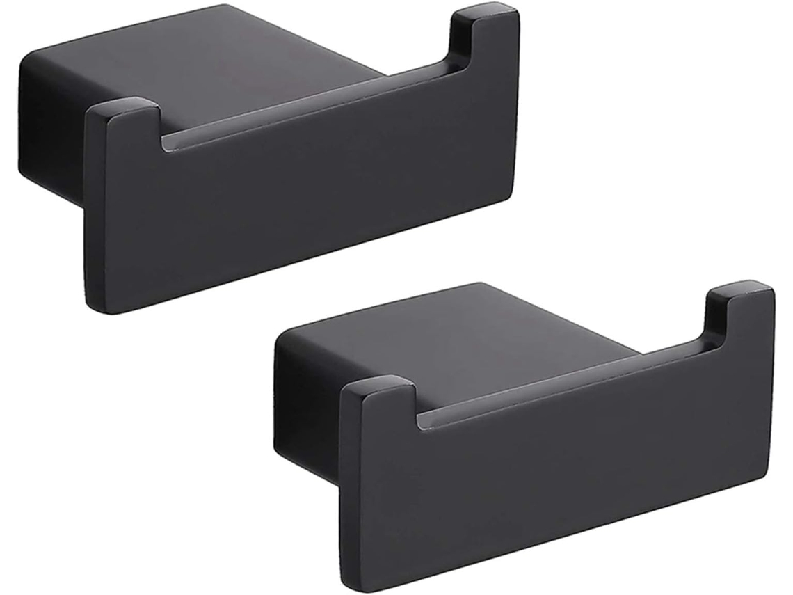 Ganchos De Parede, 2 Unidades, Gancho Duplo Para Toalha, Banheiro,