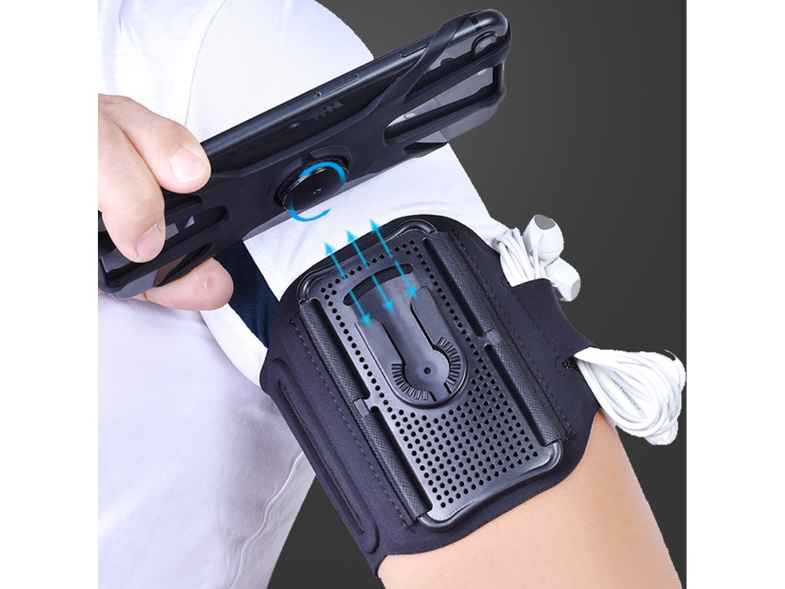 Suporte Giratório Para Celular Para Uso No Braço.