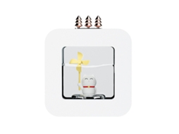Difusor de Aromaterapia com Chama 7 Cores S/MARCA, silencioso