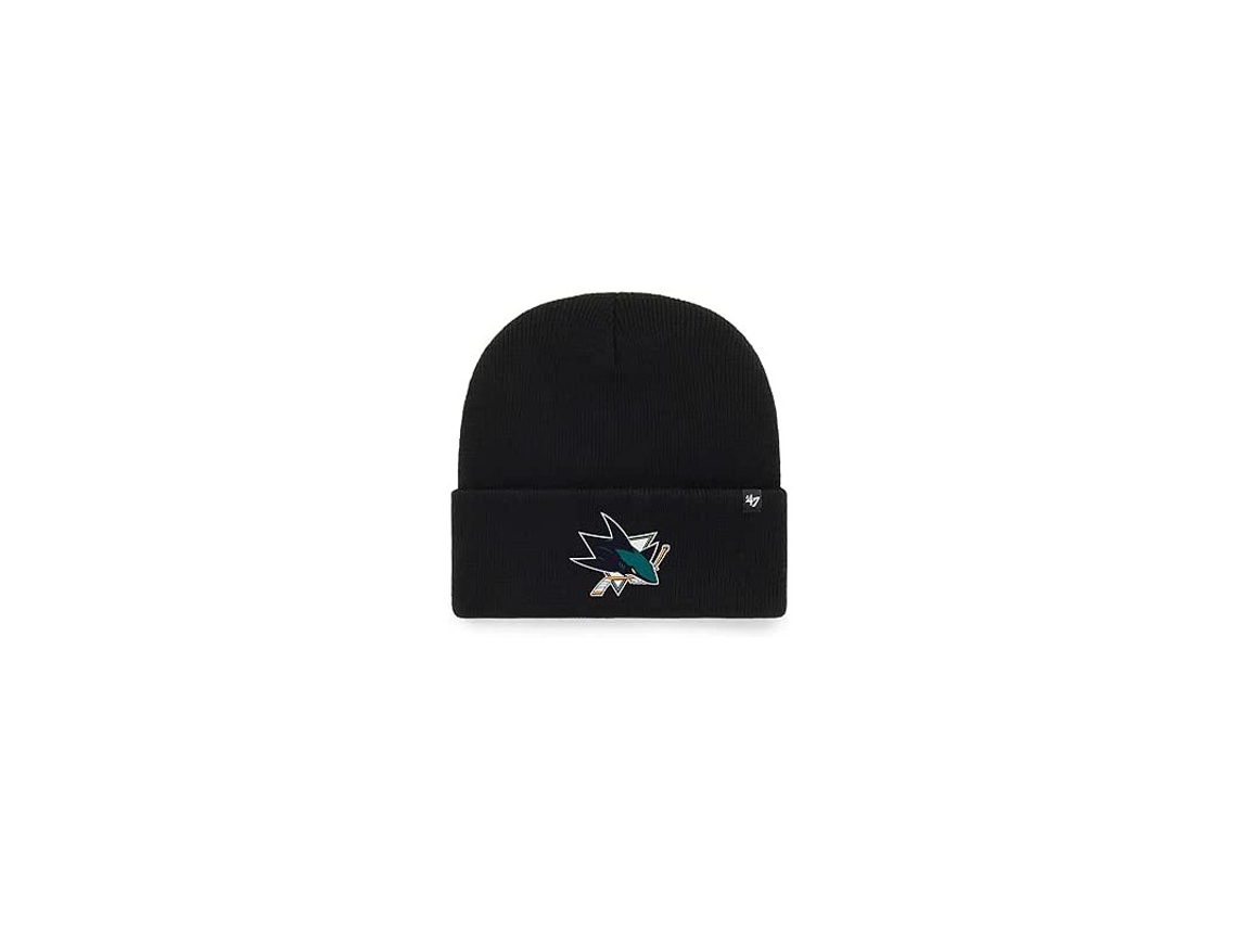 '47 Haymaker Cuff Knit Osfa Gorro (preto, San Jose Sharks)
