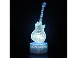 Luz Da Noite De Guitarra Elétrica, Lâmpada De Mesa 3d, Atmosfera L Presente Criativo, Luz Noturna Visual Estéreo*