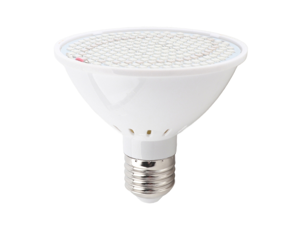 Lâmpada LED 2026 para cultivo de plantas, soquete E27, 8W, 200 chips, ideal para jardim, estufa, sementes e flores, 85V/265V.
