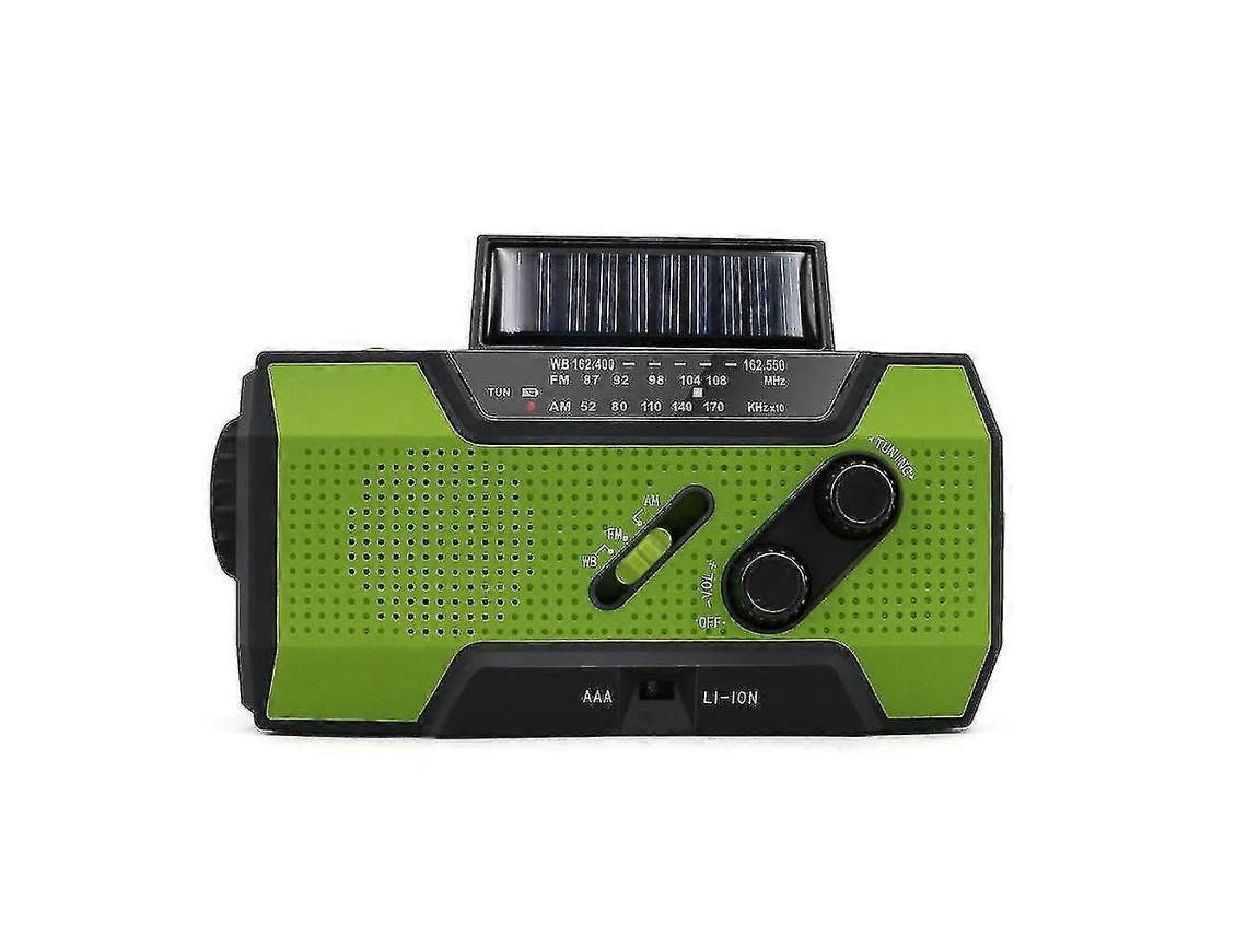 Rádio Meteorológico De Emergência Alimentado Por Energia Solar. Olysi Shop