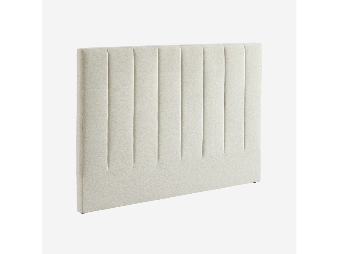 Cabeceira Para Cama Casal Revestimento Em Tecido, 140cm, Beige Sweeek