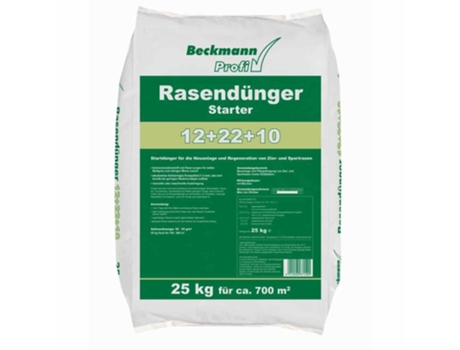 Fertilizante Inicial 25kg Npk 122210 Para 700m² Relvados Complete Nutrition Beckmann