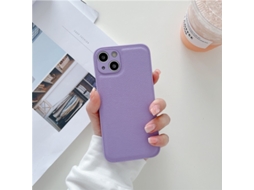 Capa Para Iphone 17 Air Roxa, Em Couro E Silicone, Com Proteção Total.