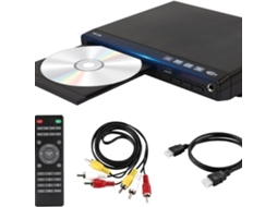 Leitor De Dvd M338 Doméstico Para Televisão Czhhmart Reprodução Usb Compatível Mpeg4 Mp3