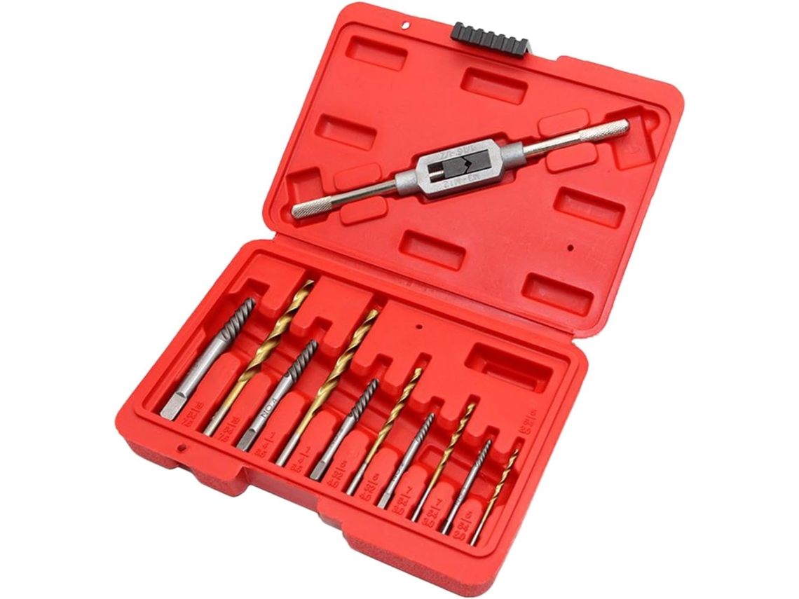 Kit Extrator De Parafusos, Conjunto De Brocas, 11 Peças