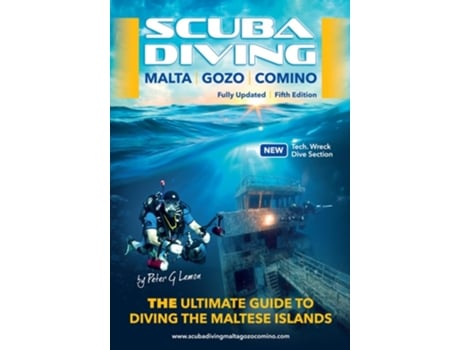 Livro Scuba Diving Malta Gozo Comino de Peter Lemon (Inglês)