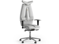 Cadeira de Escritório Ergonómica KULIK Jet Couro (Branco -130x50x50cm)