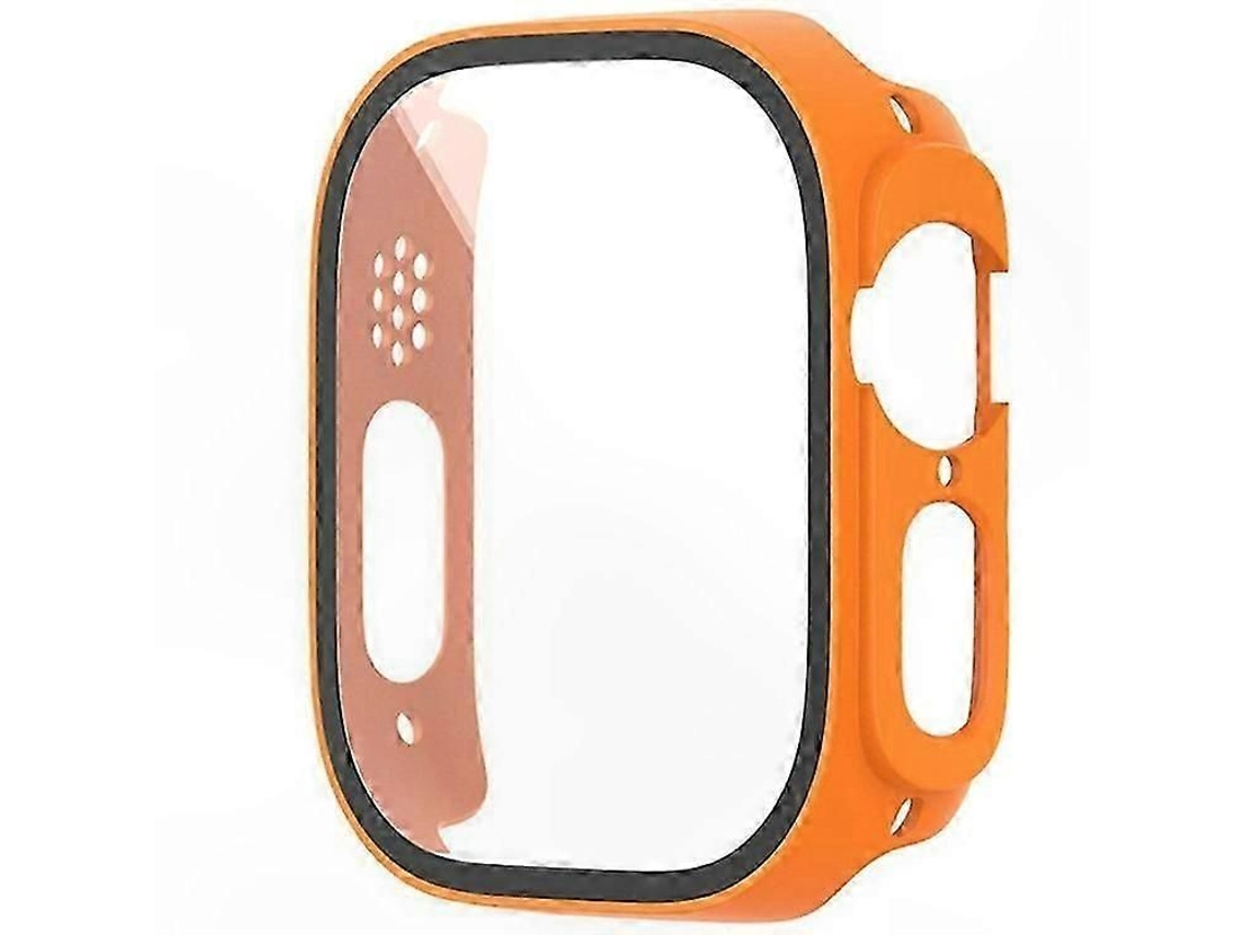 Capa Protetora Resistente Em Policarbonato Com Vidro Temperado Para Smartwatch De 49 Mm.