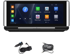 Rádio Portátil para Carro com Tela Dobrável de 6,86 Polegadas, Carplay e Android Auto. SFUSHOS