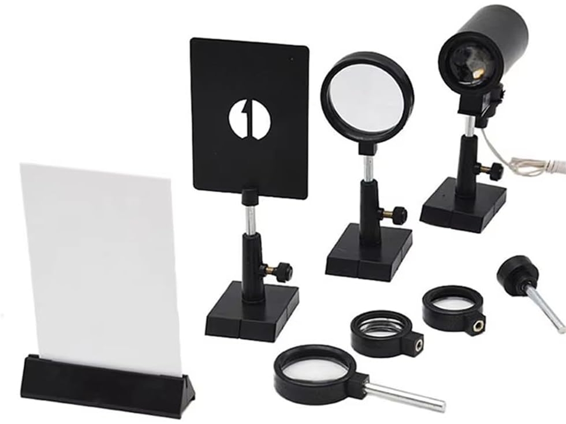 Conjunto de Experimentos Ópticos: Lentes Plano convexas, Lentes Biconvexas SFUSHOS