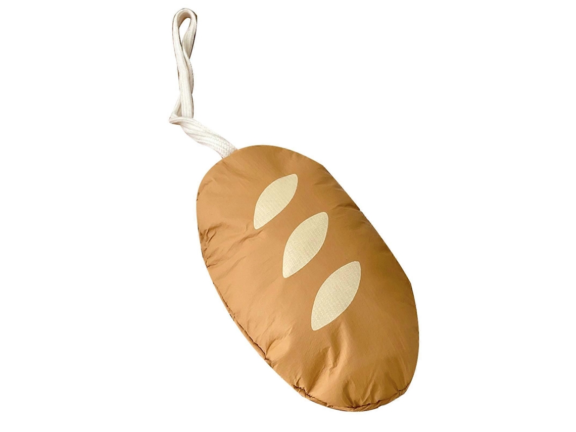 Sacola De Compras Dobrável Em Formato De Baguete, Reutilizável E Portátil, Com Estampa De Desenho Animado, Grande Capacidade E Ecológica. Jikaixiang