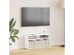 Vidaxl Baixo Móvel Com Gaveta Branco 72 X 22,5 X 38 Cm