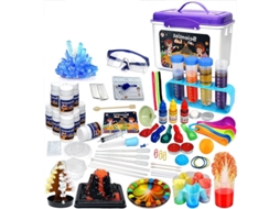 Kit Científico De Química Stem Para Crianças Com Experiências Diy Lurelia