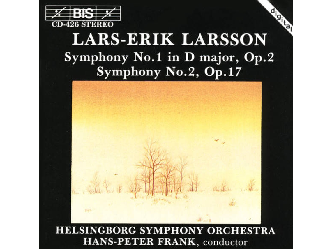CD Lars - Symphony No. 1 and Premiere Recordings (1CDs)