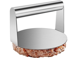 Prensa para hambúrguer em aço inoxidável 304, 14 cm, antiaderente, para prensar, grelhar e acessório de cozinha.