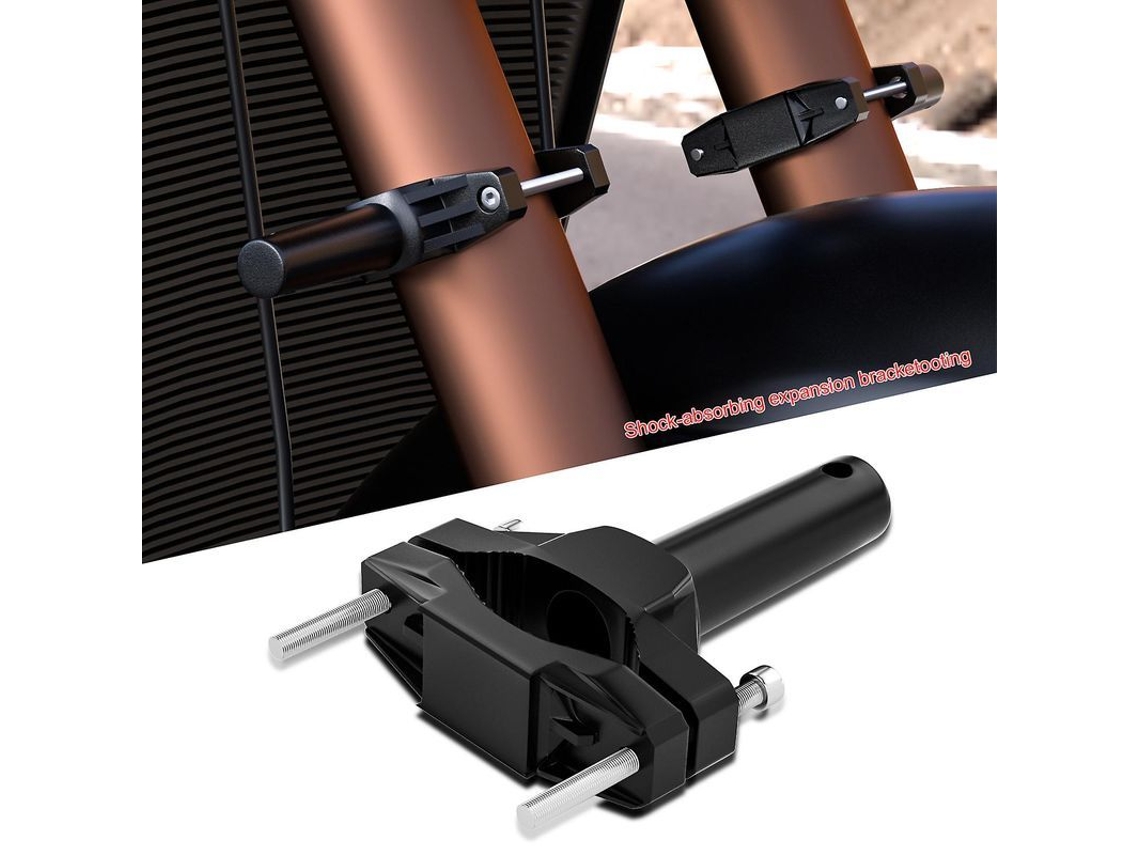 Suporte Para Lâmpada De Moto Off-road Com Amortecimento Aço Alumínio Ajustável Para Moto Bicicleta Elétrica Atv