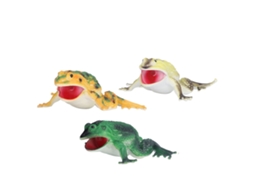 Primerox brinquedo Educativo de Sapo Simulado com Som Modelo de Rã Reptil para Crianças Acima de 3 Anos