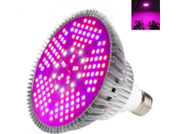 Lurelia Lâmpada Led Para Plantas 100 W, E27, E26, Espectro Completo, Uv, Ir, Vermelho/azul, Branco