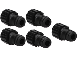 Conector De Niple Com Rosca Fêmea G3/8, 5 Peças, Para Irrigação
