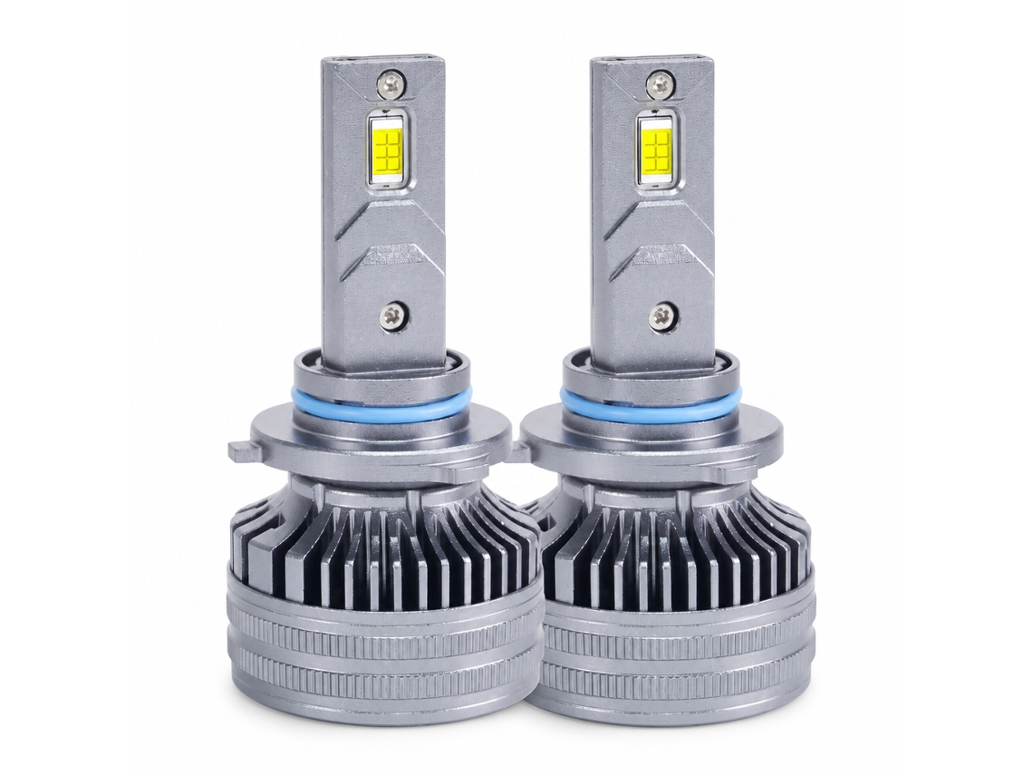 Lâmpada Led Para Farol De Carro H7, Luz Branca, 130 W, Prateada, Redsea