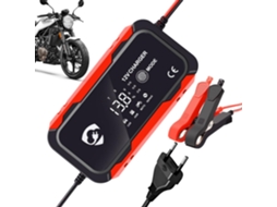 Carregador rotativo, carregador inteligente de bateria automotiva de 12 V, mantenedor de bateria
