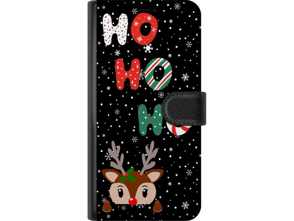 Capa Carteira Compatível Para Apple Iphone 17 Pro Ho Ho Ho