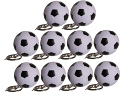 Chaveiro Multifuncional Em Formato De Bola Futebol Americano, Caneta