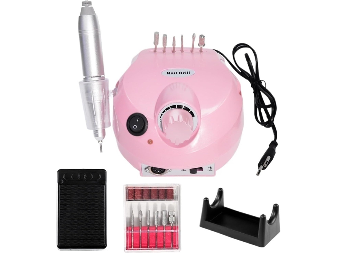 Lixadeira elétrica 35000 rpm com conjunto para unhas SFUSHOS