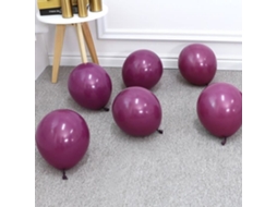 Balões Retrô de 12 Polegadas Conjunto de 2.8G Balão de Hélio Redondo Balão de 18 Anos Fo-Retro Wine Red-12Inch 10 Peças YWEI