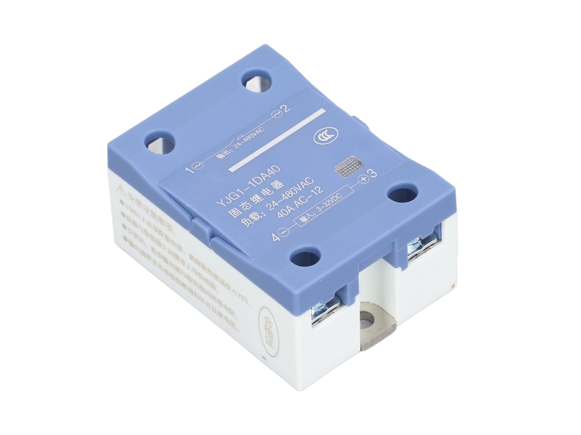 Laxiscreed Relé De Estado Sólido 40a Monofásico Para Entrada Dc 3-32v E Saída Ac 24-480v
