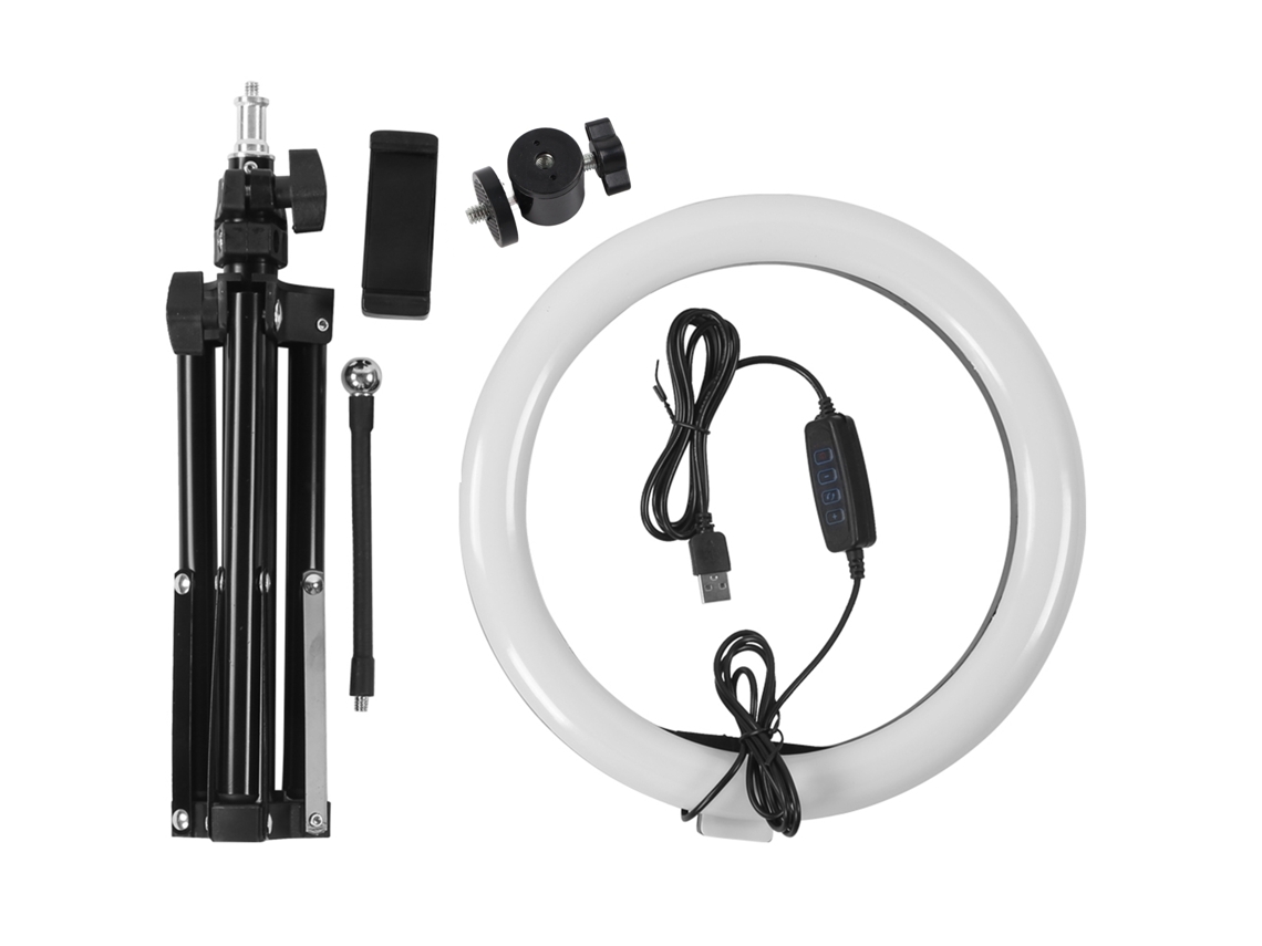10'' Dimmable Led Ring Light Photography Fill Light With Tripods For Makeup Video Studio LAXISCREED