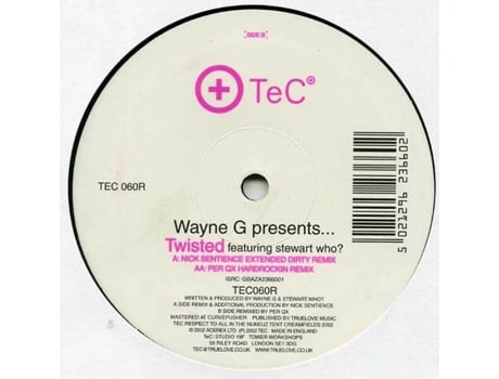 Vinil Twisted, Wayne G Presents... Twisted Featuring Stewart Who? Tec