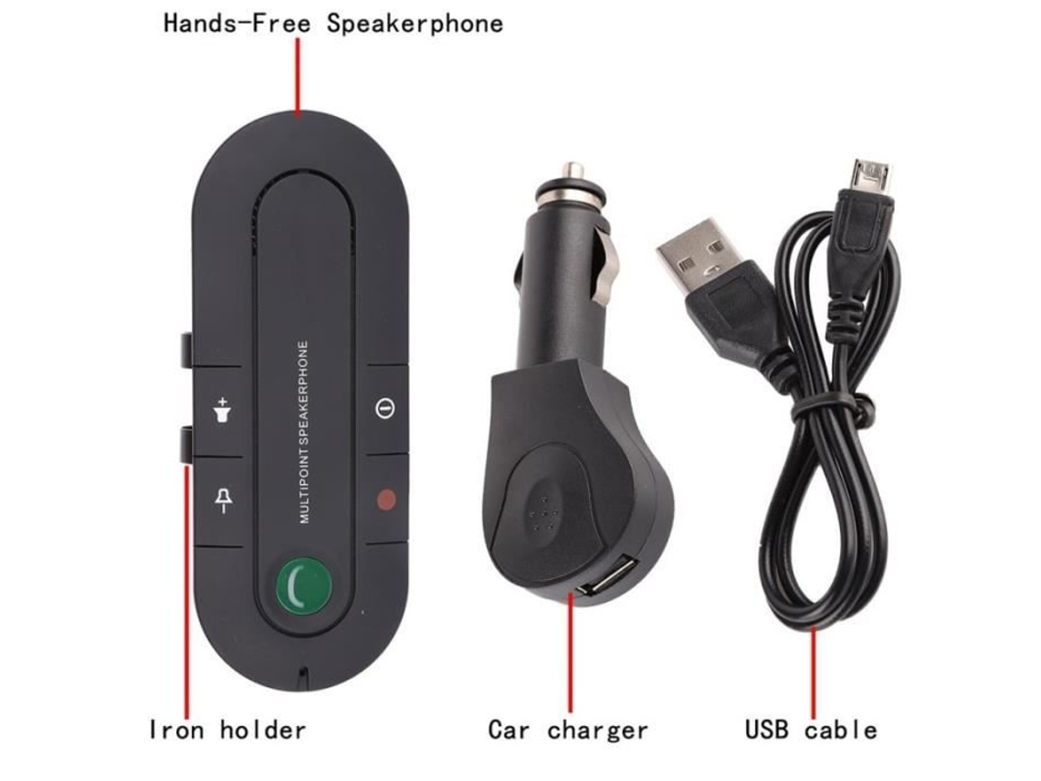 Edr Kit Mãos Livres Bluetooth Sem Fio para Carro Alto-Falante Multiponto Mp3 Player de Música para Smartphone Iphone Android